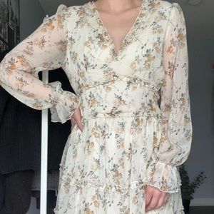 Boutique backless floral dress